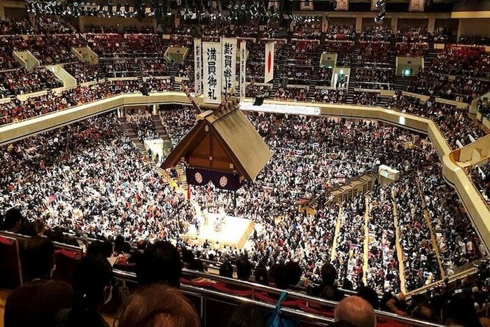 Grand Sumo Tournament Viewing Tour (Group Tour)
