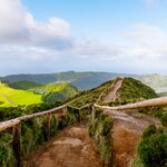 Go hiking along the mountainous trails of Sete Cidades in the Azores