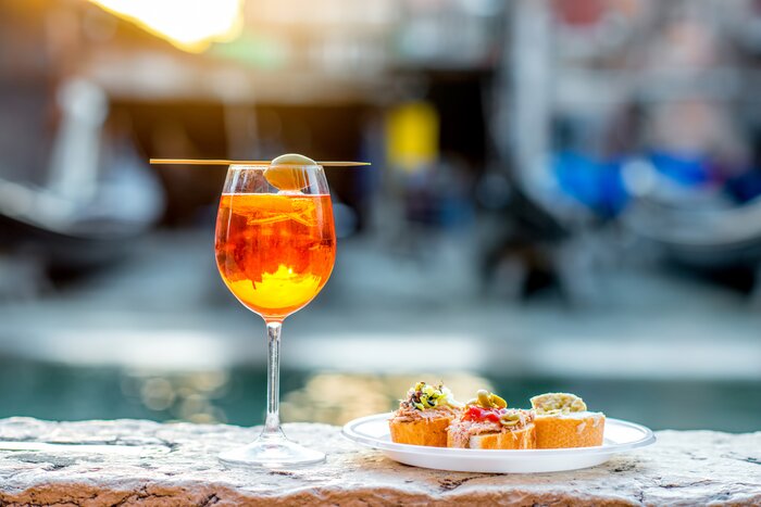 Sit down to a spritz and cicchetti in Venice