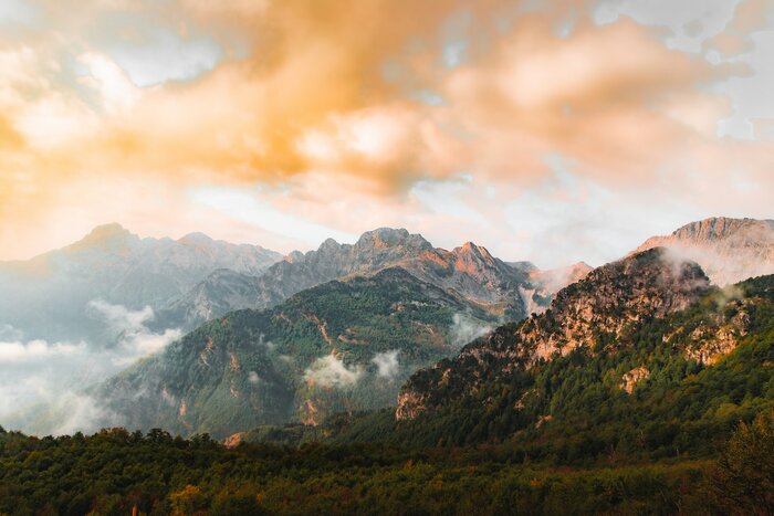 The Albanian Alps at sunrise (photo courtesy of Daniel J. Schwarz)