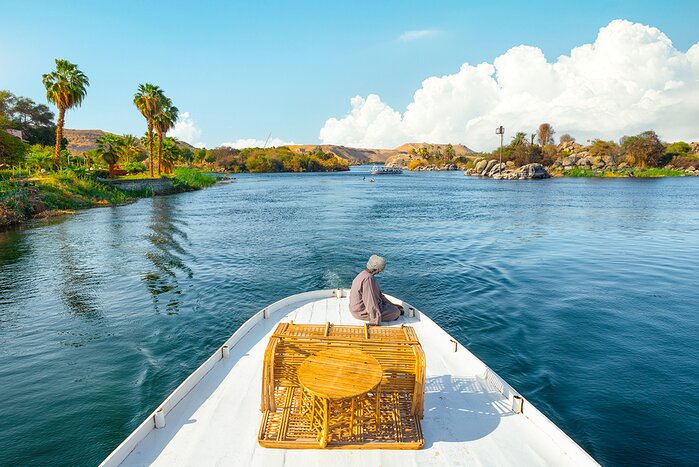 Spend three nights crusing up the Nile River