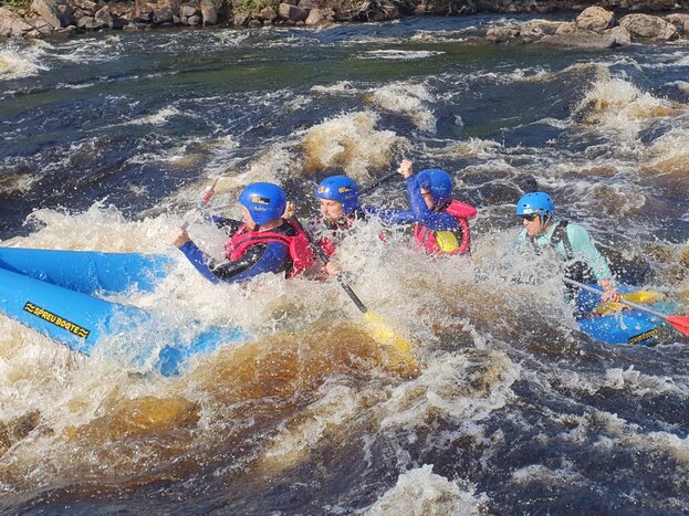 Rafting Behind the Arctic Circle