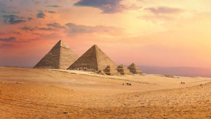 Giza Pyramids and the Sphinx