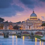Italy's capital, Rome, is situated along the Tiber River