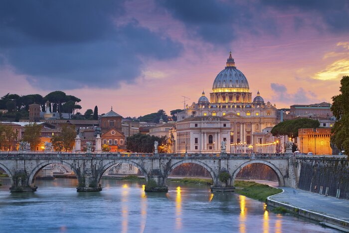 Italy's capital, Rome, is situated along the Tiber River