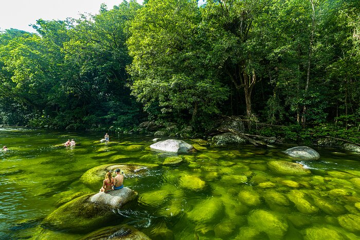 Emerald waters at Mossman Gorge