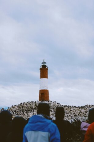 Navigation to the Penguins in Catamaran