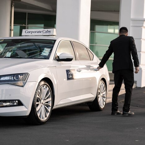 Transfer from accommodation to car rental depot (Corporate Cabs)