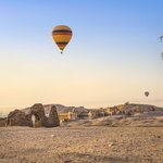 Rise above Luxor's ancient temples and tombs in a hot-air balloon at sunrise
