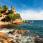 The town of Tossa de Mar in the Costa Brava, Spain