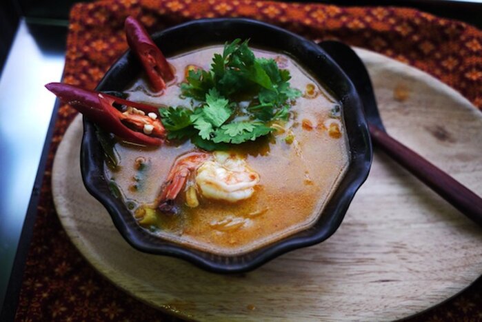 Traditional Thai Cooking Class with Market or Herb Garden Tour!