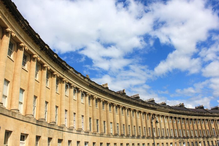 Step into the worlds of Jane Austen and "Bridgerton" as you explore the elegant Georgian crescents of Bath