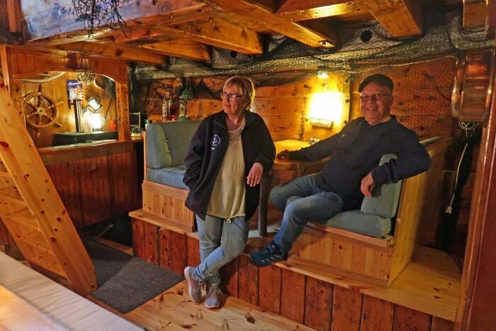 Sunset Sailboat trip on a real Fisher's Ship and Fish Grill Bar with dinner