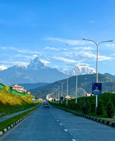 Drive from Kathmandu to Pokhara through Tourist Bus