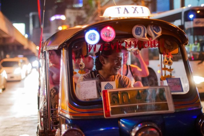 Go on a late-night tuk-tuk street food adventure