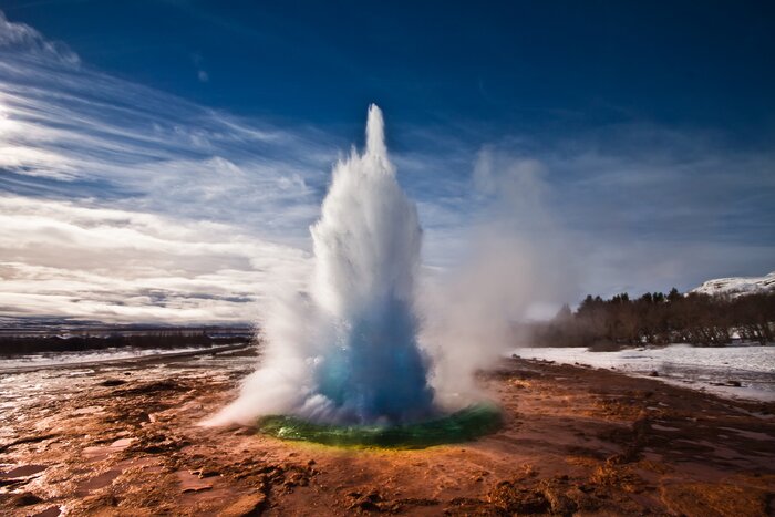 Check out Strokkur geyser on Iceland's Golden Circle route