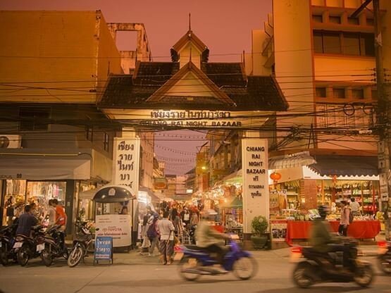 Serene Chiang Rai by night