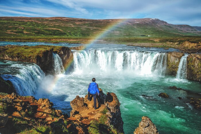 Check off some of Iceland's most iconic natural landmarks, like the mighty falls at Gullfoss