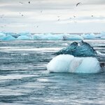 Melting sea ice and sea level rise are a major risk of climate change