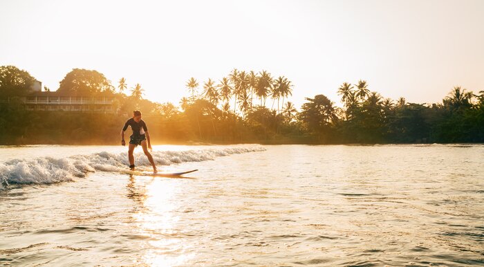 Surfing in Sri Lanka