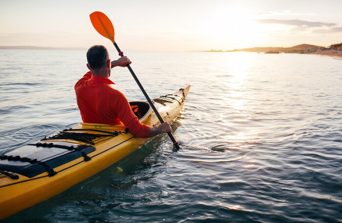Guided Kayaking Trip Along the Argolis Gulf