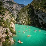 Boats on the Gorges du Verdon