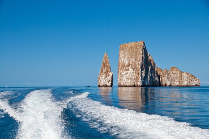 The last day of your trip includes snorkeling around a Galápagos landmark: Kicker Rock