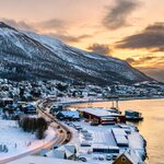  A winter sunset over Tromsø