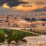 Jerusalem's skyline from the Mount of Olives
