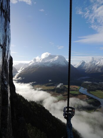 Romsdalsstigen Via Ferrata - West Wall