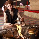 Experience Bedouin culture as you camp among the desert dunes of Wadi Rum