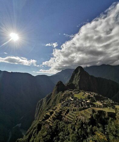 Afternoon at Machu Picchu - Lower Terraces