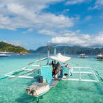 Explore Coron's coast and craggy islands by outrigger