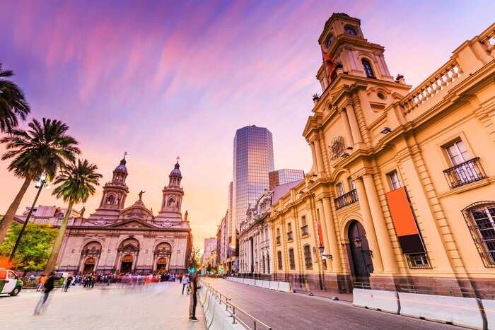 Plaza de Armas in Santiago de Chile