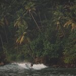 Women with surfboards in Sri Lanka