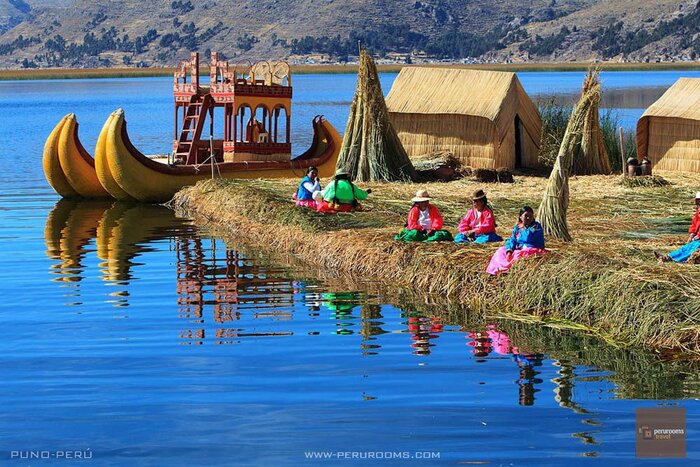 Full-Day Uros Islands & Taquile with Speed Boat, semi-private service with English-speaking guide