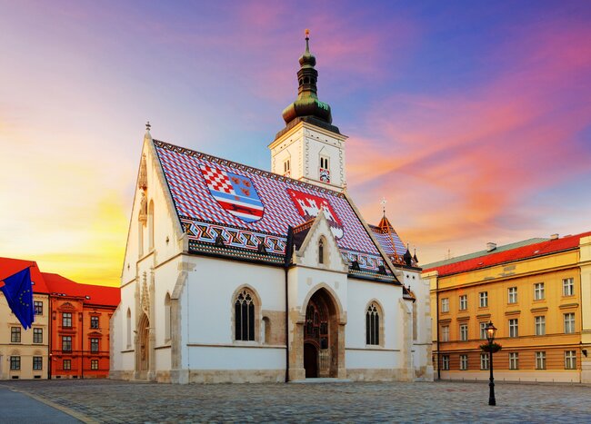 Check out St. Mark's Church in Zagreb on a "best of" itinerary