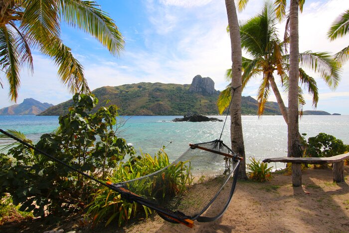 Relax in a hammock on Kuata Island