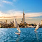 Boats on the Nile, Cairo