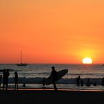 Catch the sunset in Tamarindo, Costa Rica