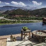 Enjoy sweeping views from the poolside at Kasbah Bab Ourika