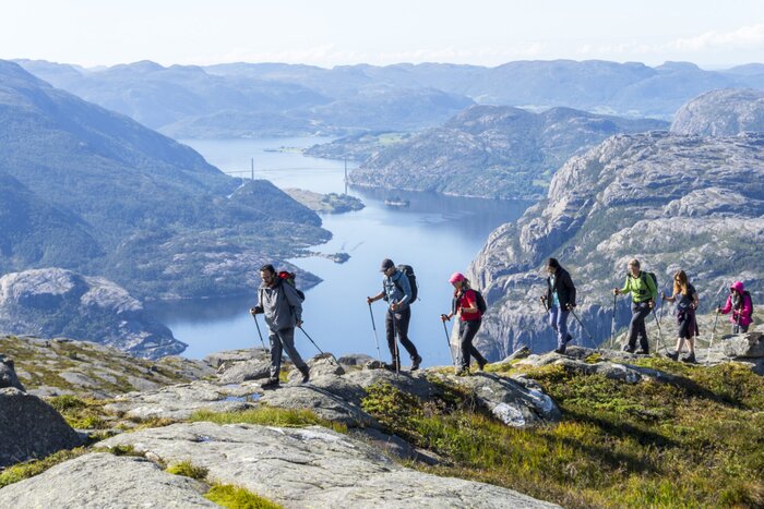 Preikestolen Hidden Trail Hike & Canoeing Adventure