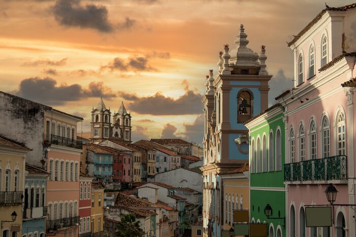 Sunset over Salvador