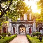 Start and end your trip in Vietnam's capital where you'll see top sights like the Temple of Literature