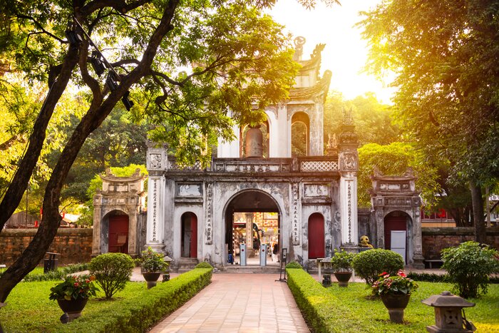 Start and end your trip in Vietnam's capital where you'll see top sights like the Temple of Literature