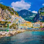 You'll spend two nights on the Amalfi Coast, known for its colorful cliffside villages and fragrant lemon groves