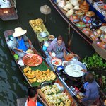 Check out the wares at the unique Damnoen Saduak Floating Market