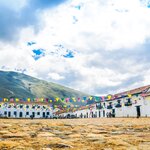 Villa de Leyva's historic central square is one of the largest in the Americas