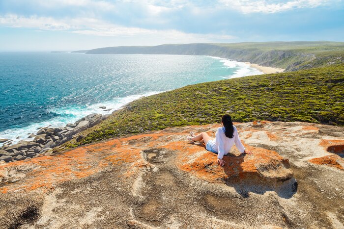 Enjoy the views from southern Australia's Remarkable Rocks, Kangaroo Island