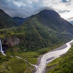 See dramatic waterfalls in Baños